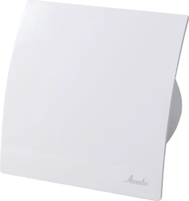 Image de Ventilateur axial pour petites pièces avec inertie & hygrostat Système Silent Escudo Blanc 125 H