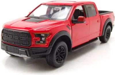 Produktbild von Motormax 79344R Ford F-150 Raptor Pick Up 2017 rot 1:27