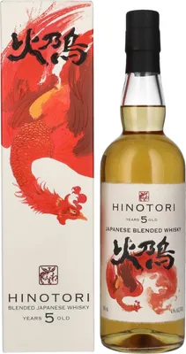 Image de Hinotori 5 Years Old Blended Japanese Whisky 43% Vol. 0,7l en boîte cadeau