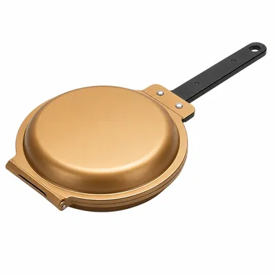 Produktbild von Doppelseitige Eierpfanne, hochwertige Antihaft-Eisen-Wendepfanne, Küchenutensil für Zuhause, für Pfannkuchen, Toast und Spiegeleier