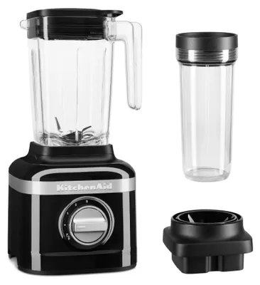 Zdjęcie produktu dla KitchenAid 5KSB1330EOB, Blender stołowy, 1,4 l, Funkcja pulse, Rozgniatacz do lodu, 0,91 m, 650 W