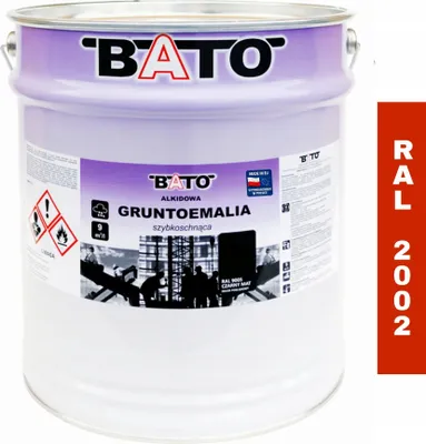 Produktbild von Alkyd-Grundierfarbe, Schnelltrocknend, Orange Ral 2002 A, 20 L