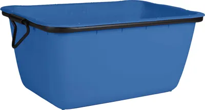 Produktbild von Mörtelkübel 200 l, blau, kranbar