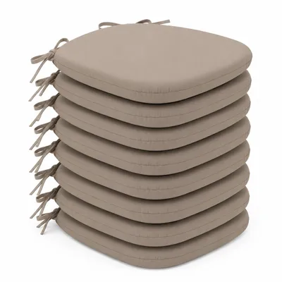 Produktbild von Sitzkissen-Set, Komfort, 36x37 cm, 8-teilig, Jersey, beige
