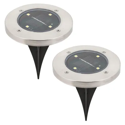 Immagine prodotto di Rabalux Dannet, lampada solare da giardino, grado di protezione IP44, colore: cromo satinato, modello 7975