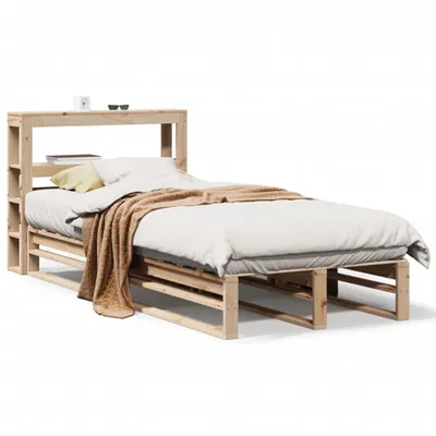Image de vidaXL Lit en bois massif sans matelas 90x200 pin