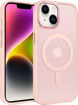 Obrázek produktu pro Pouzdro na mobilní telefon pro iPhone 14 Pouzdro MagSafe kompatibilní s kovovým rámečkem fotoaparátu Magnetové pouzdro TPU ochrana okrajů
