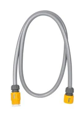 Produktbild von Hozelock Schlauchanschlussset, 1,5 m, Über Boden, Grau, Gelb, Nur der Schlauch, PVC, 170 mm