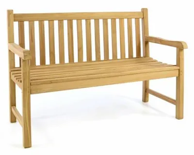 Zdjęcie produktu dla Ławka ogrodowa DIVERO - impregnowany tek - 130 cm