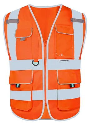Produktbild von Warnweste Hohe Sichtbarkeit Reflektierend EN ISO 20471 Orange XXL