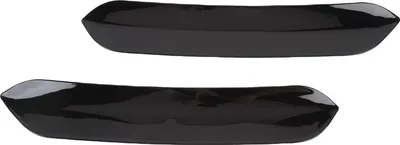 Image de 1 paire de becquets arrière de toit, résistants aux intempéries, lunette arrière, lèvre ailée, remplacement pour VII MK7 7.5 R GTD 2012-2020, noir