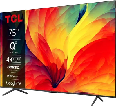 Produktbild von TCL 75QLED780 QLED TV 75 Zoll 4K Ultra HD Smart TV 60 Hz Google TV Schwarz