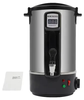 Productafbeelding van Was smeltapparaat, 10 liter capaciteit, instelbare temperatuurregeling, 10 liter