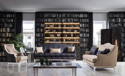 Produktbild von Moderne Wohnzimmer Sofagarnitur Polster Dreisitzer Designer Sessel 3tlg