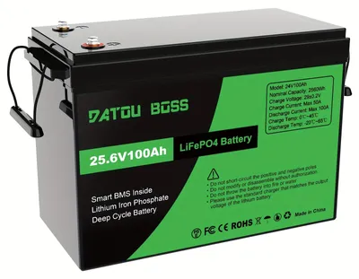Immagine prodotto di Batteria agli ioni di litio - Batteria al litio - Batteria LiFePO4 - Batteria ricaricabile - 24V 100Ah - Sistema di protezione BMS da 100A
