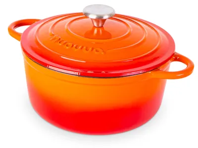 Produktbild von Gusseiserner Bräter 4,7 l, mit Deckel, Antihaftbeschichtung, backofenfest, für Küche