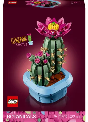 Produktbild von Lego Botanicals Blühender Kaktus 11509 Bauset 482 Teile 9+ Dekoration 16 cm
