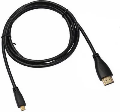 Produktbild von HDMI 2.1 Kabel 5 m Stecker zu Micro Stecker Adapter in Schwarz
