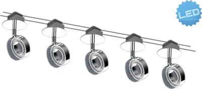 Produktbild von Näve - LED Seilsystem, Ponte, Drahtlänge: 2x5m Seil: 3mm mit PVC Umhüllung; 1251042