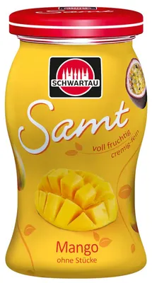 Immagine prodotto di Schwartau velvet mango crema fine spalmabile alla frutta senza pezzi 270g