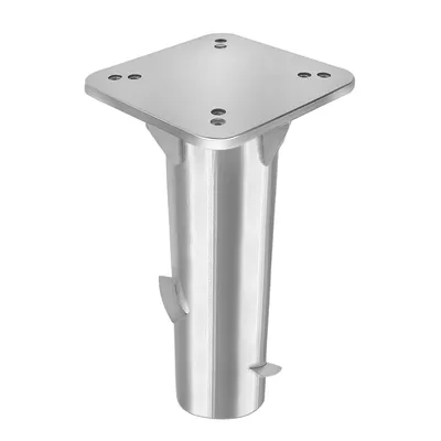 Produktbild von JOIEYOU Bodenhülse Sonnenschirm Universal Metall Sonnenschirmständer für Ampelschirme Kurbelschirm Bodenanker zum Einbetonieren(Silber)