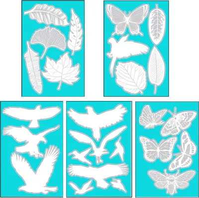 Produktbild von Weiße Schutzaufkleber gegen Kollisionen, Vögel, Blätter, statische Aufkleber, Fensterdekorationsaufkleber