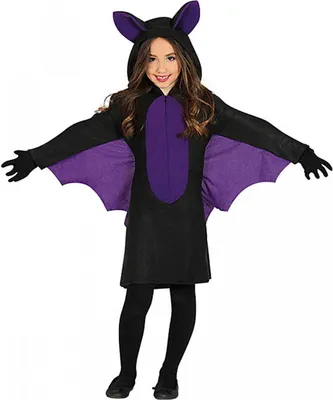Produktbild von Halloween Fledermaus Kostüm für Mädchen Größe: XL