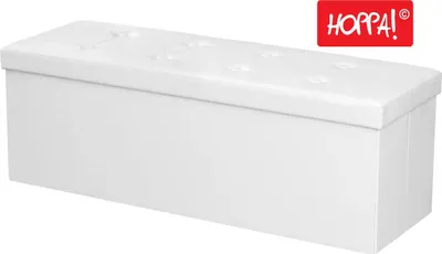 Produktbild von Hoppa! | Sofa mit Stauraum | 120 L – Weiß – MDF