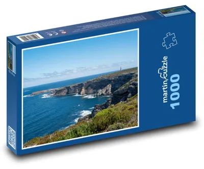 Produktbild von Puzzle 1000 Ozeanküste mit Leuchtturm - martinpuzzle