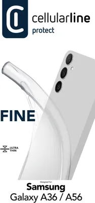 Produktbild von Cellularline Fine Case fr Samsung A36 5G/ A56 5G Clear