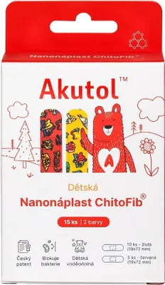 Produktbild von AKUTOL Nanopflaster ChitoFib Kinder