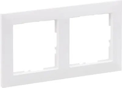 Productafbeelding van Witte lijst, dubbel, 83 x 154 x 9,8 mm, Suno Legrand 721502