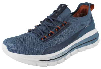 Produktbild von BUGATTI Herren Schlupf Sneaker blau Textil - Größe: 44