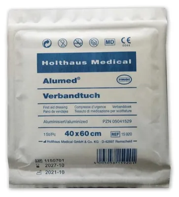 Produktbild von Verbandtuch Alumed klein 1 St