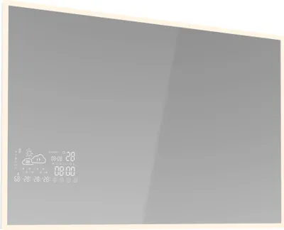 Produktbild von Blumfeldt Infrarotheizung 500W – Wandmontage, Smart Mirror mit LED-Anzeige, IP44 für Badezimmer, App-Steuerung, Überhitzungsschutz, 5-50 °C, Infrarot Wandheizung, 8-12 m², WLAN