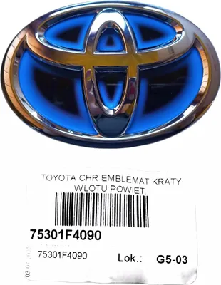 Produktbild von TOYOTA C-HR Frontgrill Logo-Plakette 75301-F4090 OE