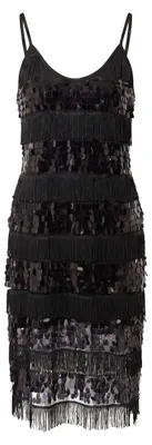 Produktbild von Schwarzes Damenkleid aus 100% Polyester in Größe S