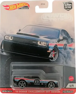 Obrázek produktu pro Mattel GJR04 Hot Wheels 'Dodge Challenger SRT Demon Car Culture Sportovní auto vícebarevné 4/5