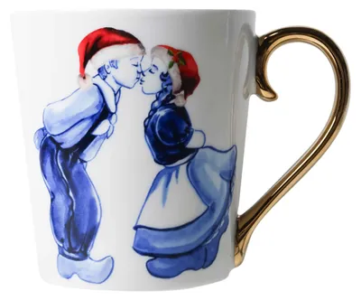Heinen Delfts Blauw – Weihnachtsbecher kuspaar – Bild 1
