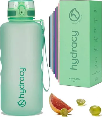 Produktbild von Famanu Trinkflasche mit Fruchteinsatz - 2L Wasserflasche - BPA-frei mit Zeitmarkierung
