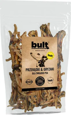 Produktbild von BULT | Hundesnacks - natürliche Hundekauartikel - Beißring Hühnerfüße - 1 kg Hühnerfüße für Hunde