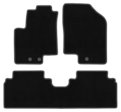 Immagine prodotto di Tappetini in moquette per Hyundai ix20 2010-2018 (monovolume) – set 4 pezzi, neri, su misura – Wielganizator BASIC