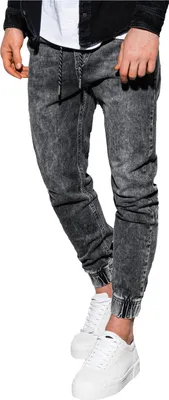 Obrázek produktu pro Ombre Clothing Pánské džínové kalhoty Reynard šedá S