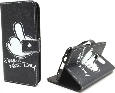 Produktbild von Handyhülle Tasche für Handy Samsung Galaxy S6 Edge Mittelfinger