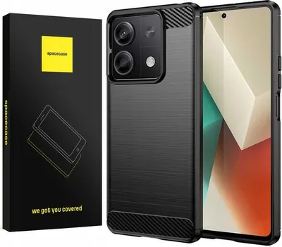 Zdjęcie produktu dla Etui ochronne SPACECASE Carbon do Redmi Note 13 5G black