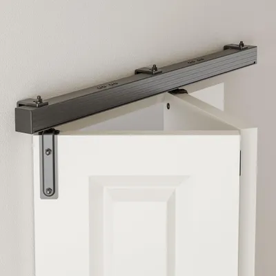 Produktbild von 48" Box Rail Bi-Folding Schiebetürbeschlagset für 2 Türen - Einfach zu Installieren