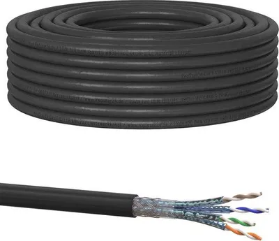 Imagen del producto de Cable de red Famanu – CAT 7 – Resistente a los rayos UV, resistente a la humedad