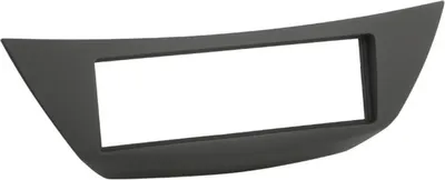 Image de Adaptateur de façade 1-DIN compatible avec Renault Laguna III noir