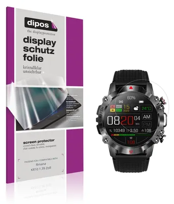 Immagine prodotto di 6x Pellicola Protettiva per Rmana KR10 1.39 Zoll Protezione Schermo Claro Display dipos