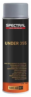Zdjęcie produktu dla PODKŁAD SPRAY AKRYLOWY WYPELNIAJACY SZARY Novol SPECTRAL UNDER 355 500ml